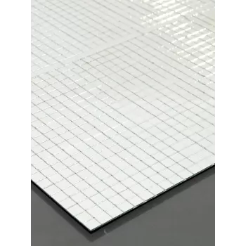 Mirror Mat EUROLITE 800x800 mm 10x10 mm mosaic tiles 5040006W
