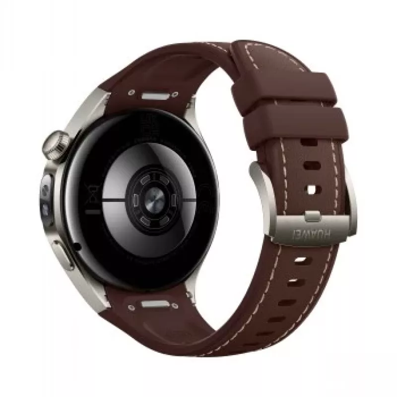 Smartwatch HUAWEI WATCH 5 Classic 46 mm, 1.38 inch AMOLED 466×466, Touchscreen, GPS, Silver case, Brown band