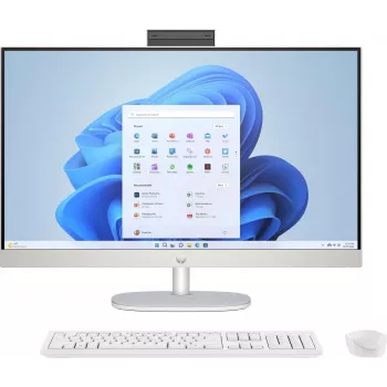 HP 27-cr0006ng AMD Ryzen™ 7 7730U 68,6 cm (27) 1920 x 1080 Pixel 16 GB DDR4-SDRAM 1 TB SSD All-in-One-PC Windows 11 Home Wi-Fi 6 (802.11ax) White (8Y3Q4EA#ABD)