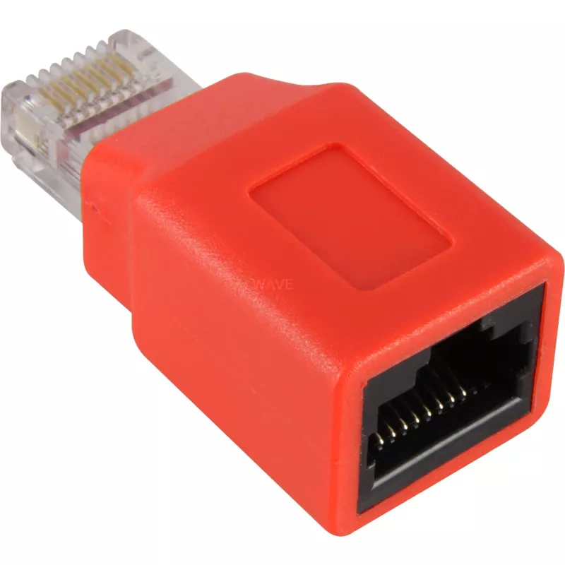 Wentronic Goobay CAT 5e RJ45 connector/Coupling, crossover - to 100 MHz-Networks (68912)