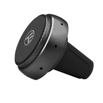 Car fragrance kit Tellur FreshDot Lemon — air vent mount, grey