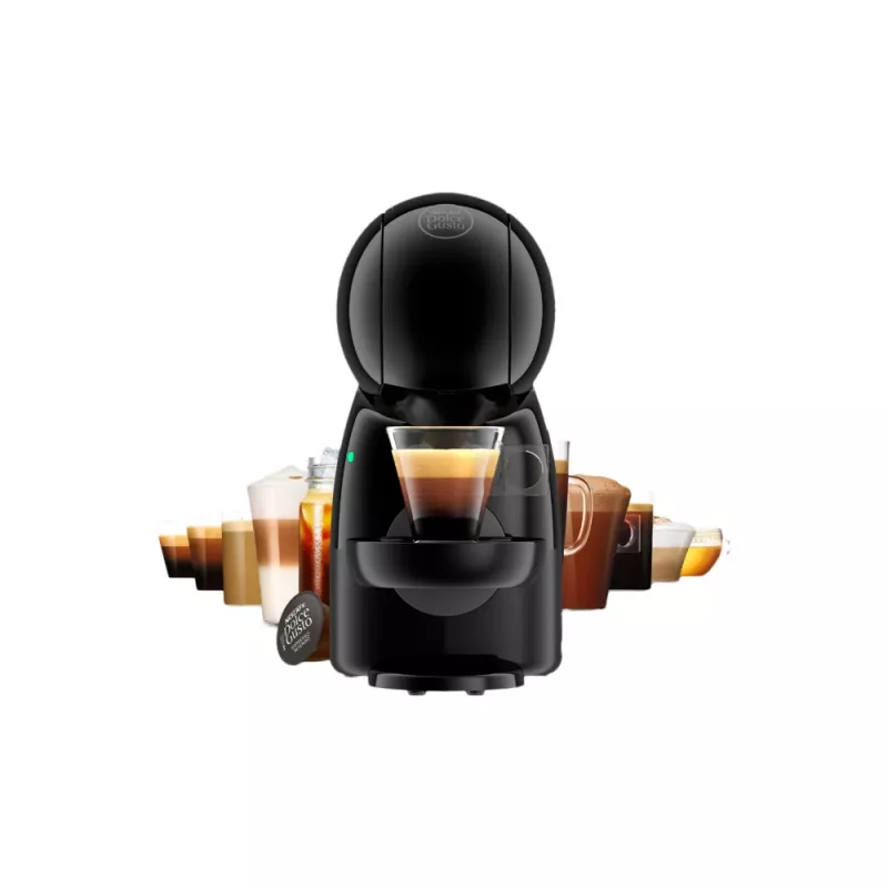 Capsule coffee machine DeLonghi EDG110.AB Piccolo XS — 15 bar, 0.8 L water tank, countertop, black