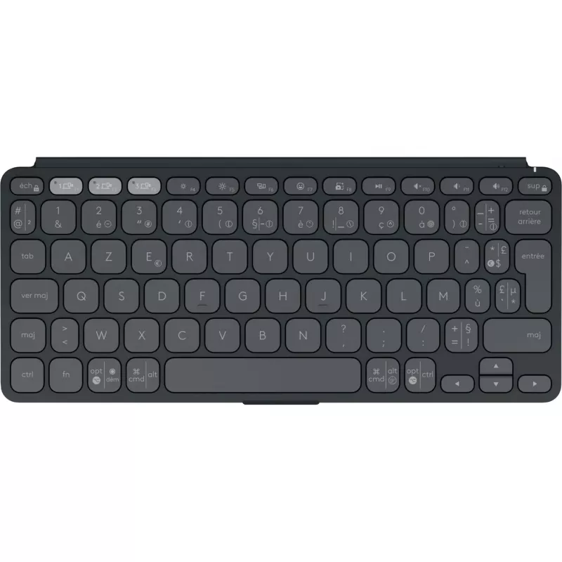 Logitech Keys-To-Go 2 keyboard Universal Bluetooth AZERTY French Graphite