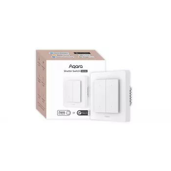 Smart shutter switch Aqara DS-K02D — central control unit for roller blinds (Thread, Zigbee, Bluetooth)