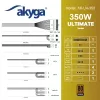 Akyga AK-U4-350 Ultimate 350 W ATX Power Supply, 80 PLUS Bronze, Active PFC, 120 mm Fan
