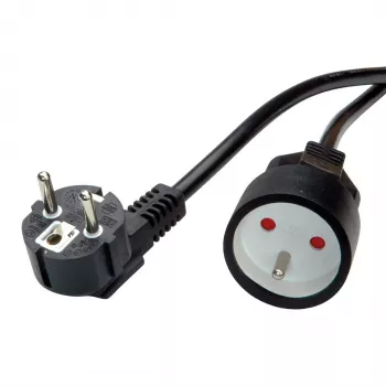 Power Cable Black VALUE 19.99.1170 3m CEE7/7 CEE7/5