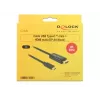 Video cable adapter DeLOCK 85291 USB Type-C HDMI 2 m Black