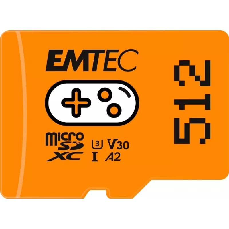 MicroSDXC Card Emtec Gaming 512 GB