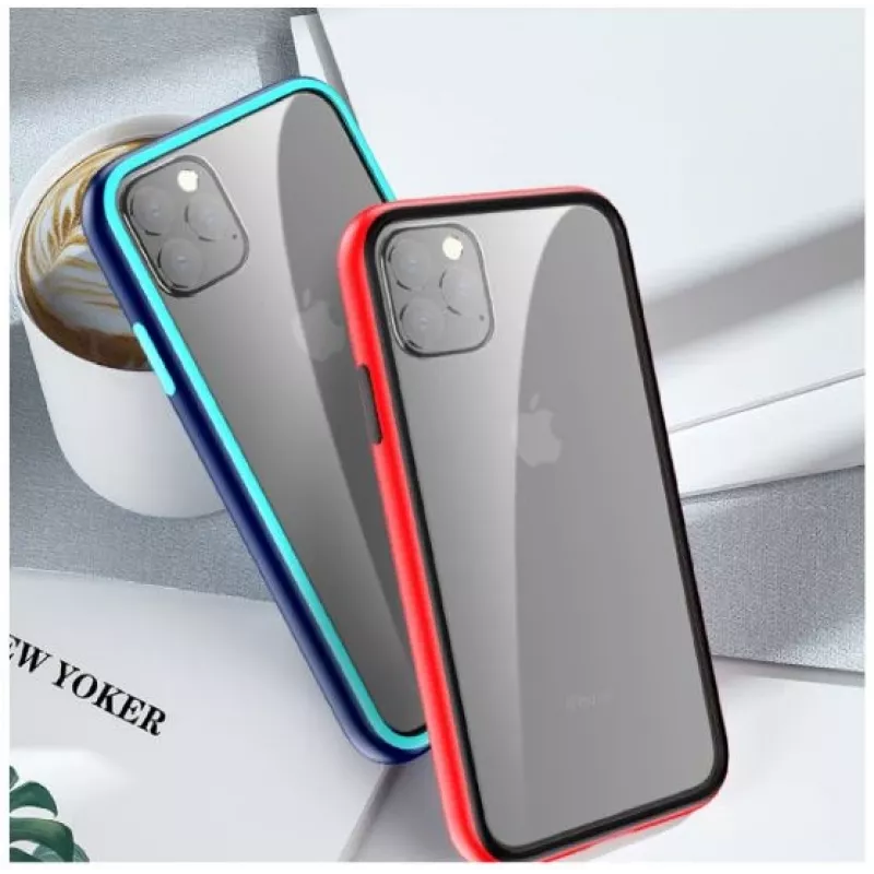 Protective anti-shock case COMMA Joy for iPhone 11 Pro, red — shock-absorbing protective cover
