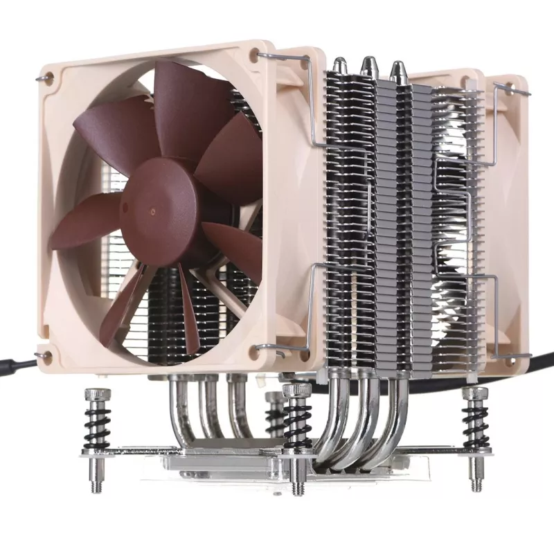 Processor cooler Noctua NH-U9DX i4, aluminium heatsink with dual 92 mm fans, height 125 mm, for LGA 2011-v3