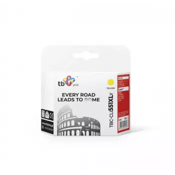 Ink. Cartridge TB Kompat. S Canon CLI-551XL YL Yellow