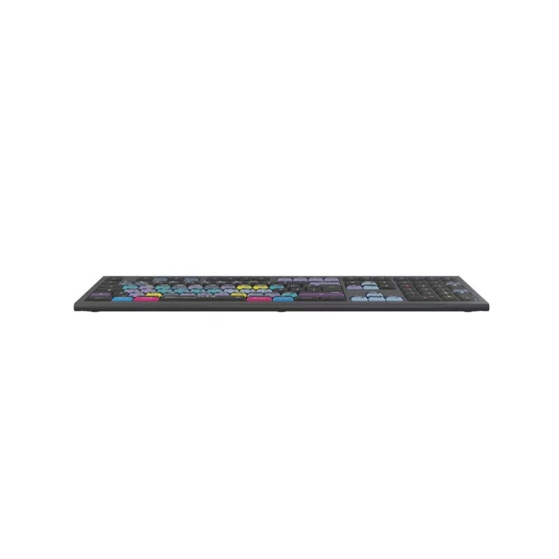 Logickeyboard ASTRA 2 DaVinci Resolve Keyboard for Mac, Full-size, Wired USB, Scissor Switch, QWERTZ German, Black