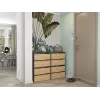 Closed shoe organizer top e shop MODO ANT/ART — Anthracite and Oak, particle board