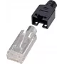 Renkforce H9540.4-10 Wire Connector RJ45 Black - Silver - Transparent (H9540.4-10)