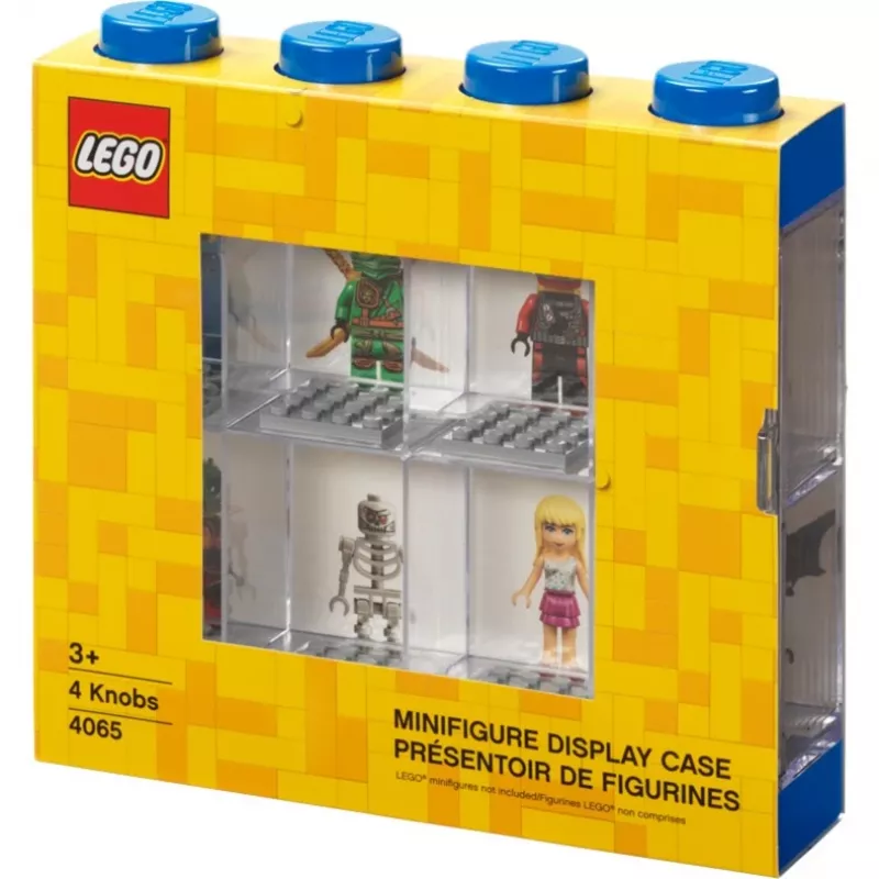 Room Copenhagen LEGO minifigure display case Blue (Blue/transparent. transparent)