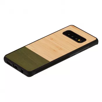 Smartphone case man and wood for Samsung Galaxy S10 Plus — bamboo forest black