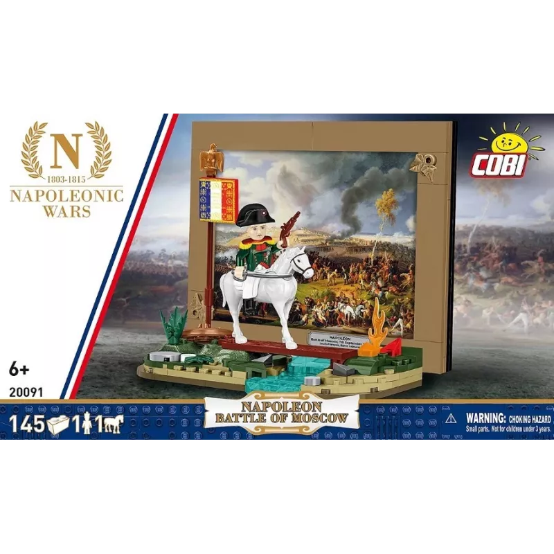 Construction set Cobi Napoleon’s Battle of Moscow 145 pieces model kit historical diorama