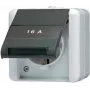 Outlet box JUNG 820 NAW Type F for flush-mounted power sockets, model 820 NAW
