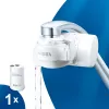 Faucet water filter BRITA ON TAP V CU CE2 (1052067) — 4-stage, 600 L capacity, 3 modes, 5 adapters, white