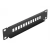 Fiber Optic Patch Panel DeLOCK 10 inch 12 Port SC Simplex LC Duplex 1U black