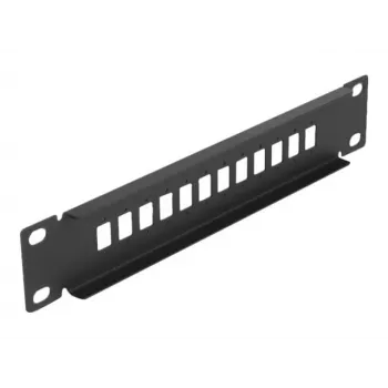 Fiber Optic Patch Panel DeLOCK 10 inch 12 Port SC Simplex LC Duplex 1U black