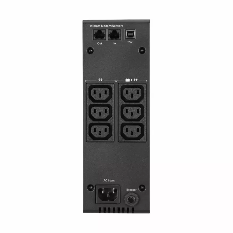 Eaton 5S 700i UPS, Line-Interactive, 700 VA / 420 W, 6 AC Outlets, USB, Tower, Black