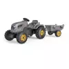 Children's ride-on tractor Simba-Dickie Stronger XXL with trailer, anthracite