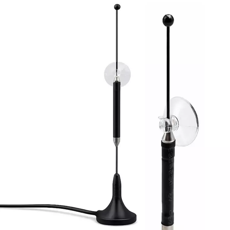 External 4G LTE antenna QOLTEC 5 dBi 600–2700 MHz SMA connector 3 m cable