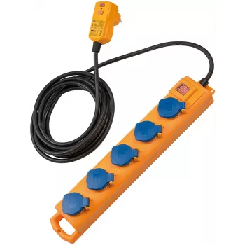 Brennenstuhl 1159900805 Indoor 5AC-Outputs 5m Yellow Extension Cable (1159900805)