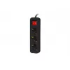 Power Extension Lanberg PS1-03F-0150-BK 1.5m 3 AC Outlets Indoor Black
