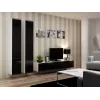 Cama Living room cabinet set VIGO 4 white/black gloss