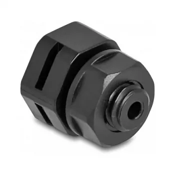 DeLOCK Ventilation Plug M6 black 2 pcs Polyamide