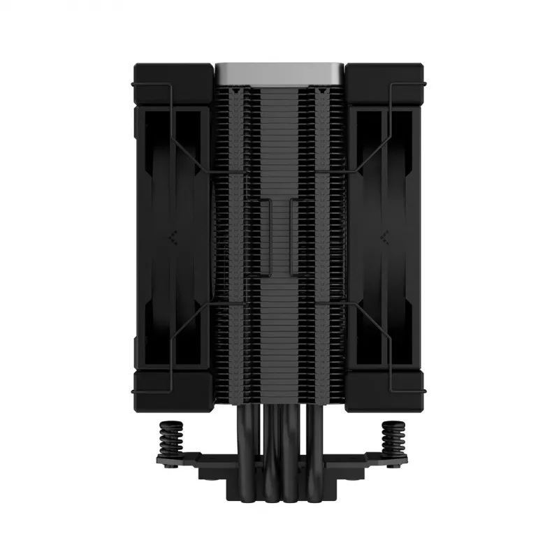 Air cooler DeepCool AK400 ZERO DARK PLUS — 120 mm FDB fan, 4 heat pipes 6 mm, for LGA 1700/AM4/AM5, height 155 mm, black