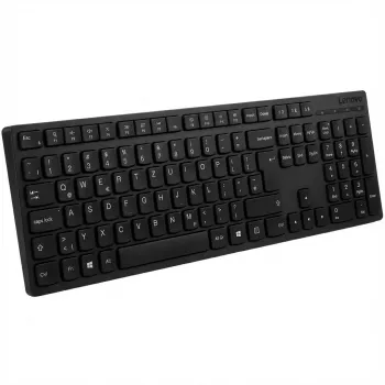 Lenovo Professional - Keyboard - full size - Wireless - 2.4 GHz, Bluetooth - QWERTZ - German - Grey - braune Box (4Y41R64517)