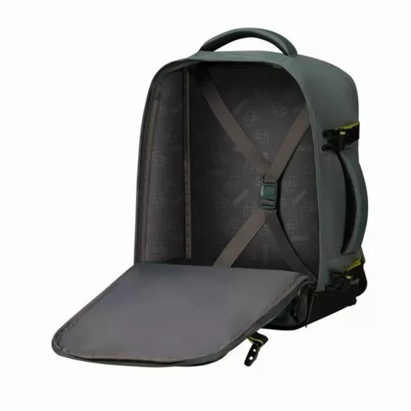 Carry-on backpack American Tourister Take2Cabin MS for Wizz Air - dark forest