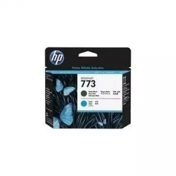 HP 773 Matte Black/Cyan Designjet Printhead, HP DesignJet Z6600 Production Printer series, Thermal inkjet, Black, Cyan, Singapore, 28 mm, 143 mm