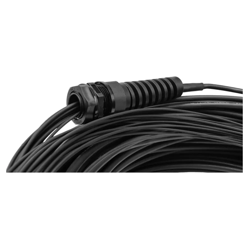Fiber breakout cable DIGITUS DK-24338U030BK-BBB, pre-assembled OM4 multimode 8-core, LC/UPC–LC/UPC, 30 m, U-DQ(ZN) BH