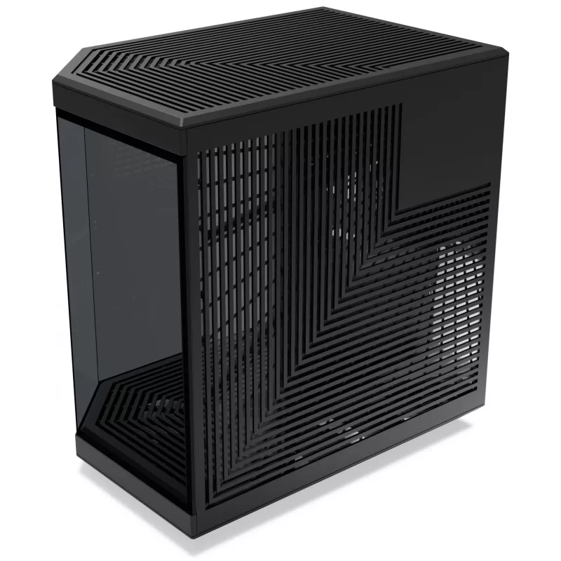 HYTE Y70 CS-HYTE-Y70-B Midi Tower PC case, E-ATX, tempered glass, Pitch Black