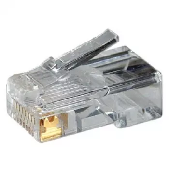 RJ-45 Wire Connector LOGILINK MP0002, CAT5e, transparent, pack of 100