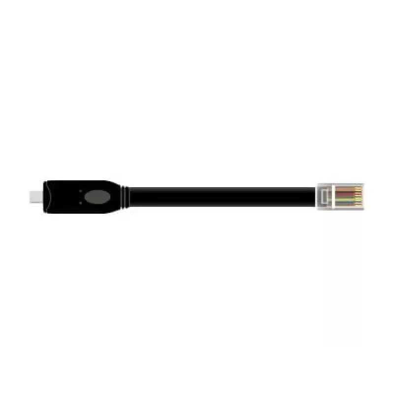 DeLock - Serial Adapter - USB-C - RS-232 x 1 - Black (63912)