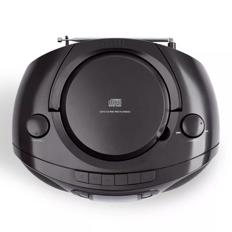 Portable stereo system Aiwa BBTC-550BK Digital 6 W FM PLL Black