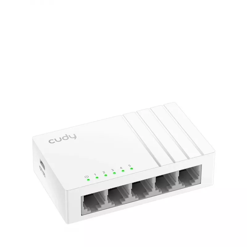 Network switch Cudy GS105U — Unmanaged 5-port Gigabit Ethernet (10/100/1000), white, 5 V