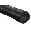 Flashlight Duracell DF2500R — black, handheld rechargeable torch