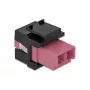 Keystone Module LC Duplex female to LC Duplex female DeLOCK