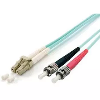 Equip LC/ST Fiber Optic Patch Cable, OM3, 1m, 1 m, OM3, LC, ST