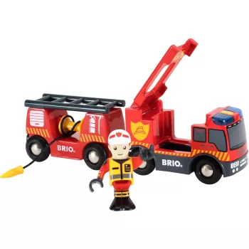 Train BRIO Emergency Fire Engine