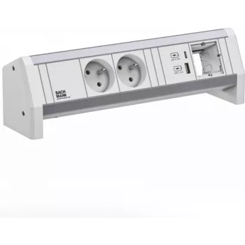 Power strip Bachmann DESK 2xUTE model 902.0298 — desktop power distribution with 2 UTE outlets