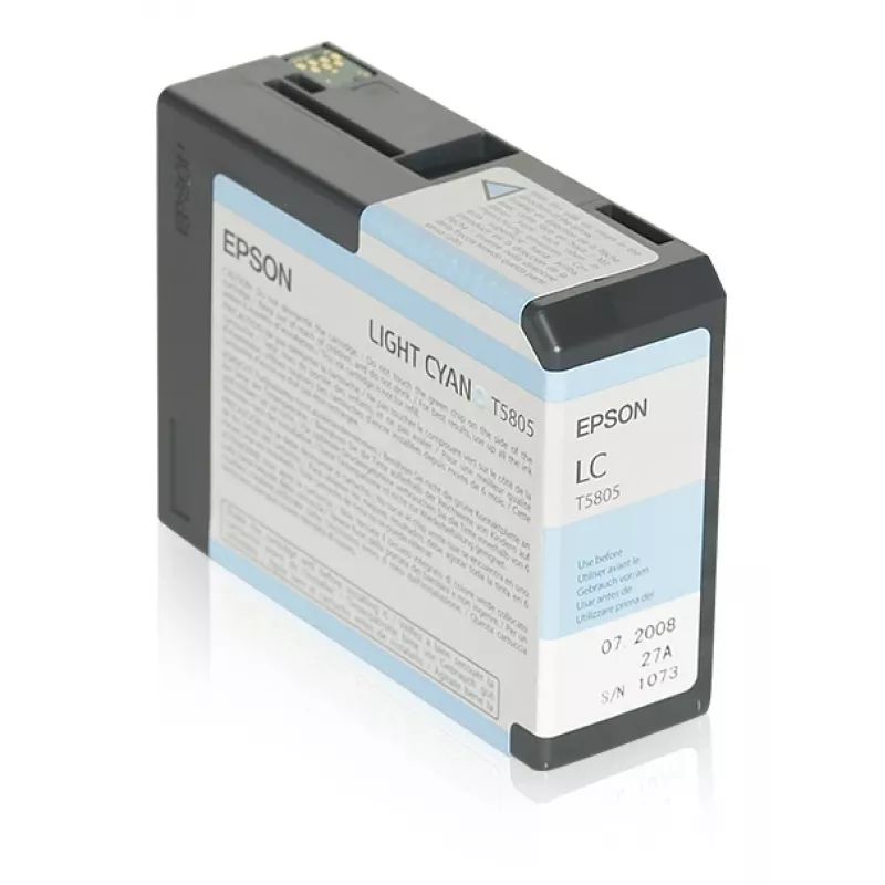 Epson Singlepack Light Cyan T580500, Light Cyan, Pigment-based ink, 80 ml, 1 pc(s), Single pack