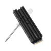 Air cooler SAVIO M.2 NVMe 2280 AK-60 Black heatsink for 22x80 mm SSD