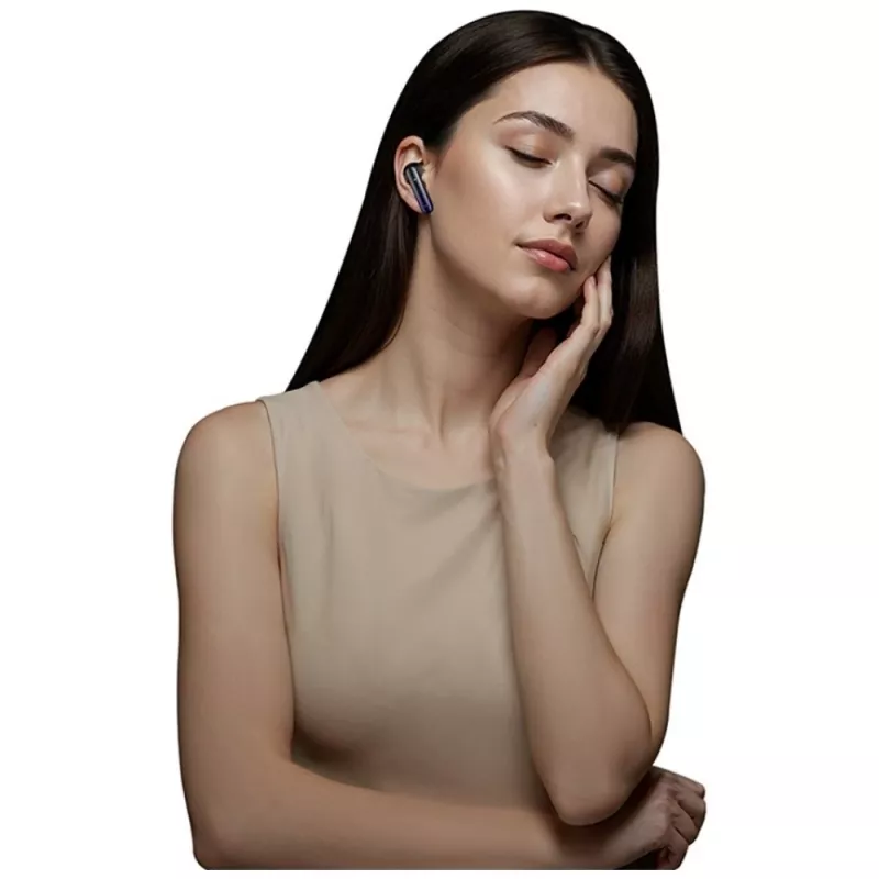 Bluetooth headphones Usams TWS E02 ANC+ENC black